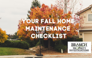 Fall Home Maintenance Checklist