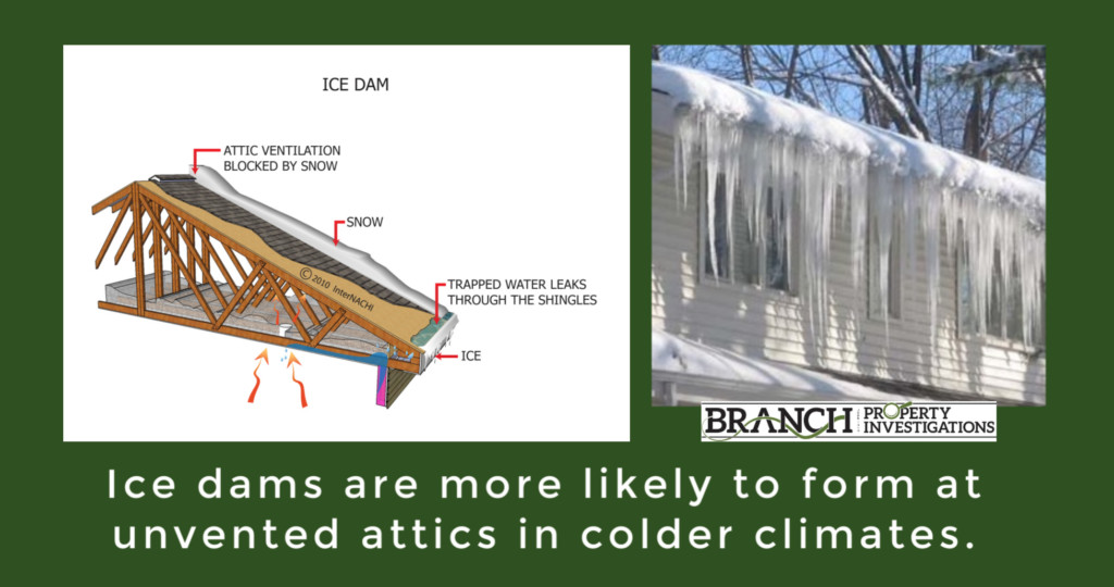 ice dam, attic insulation