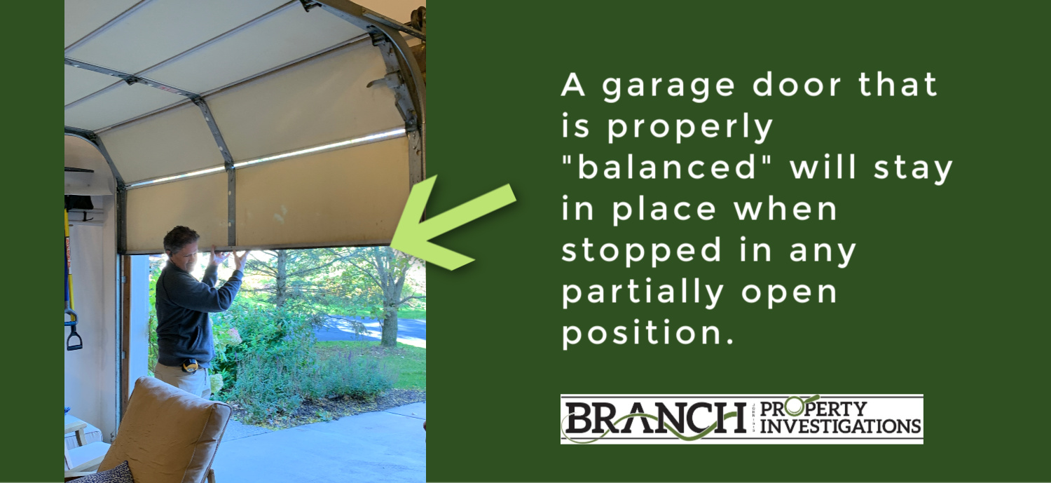garage door balance