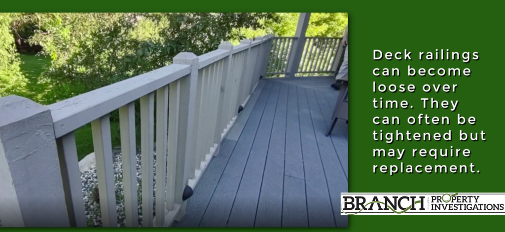 loose deck railing