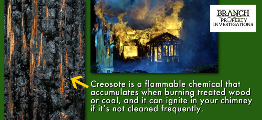 chimney fire creosote